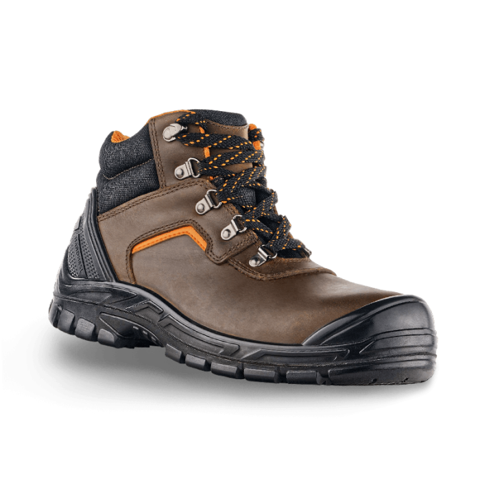 BOTA HANNOVER S3 SRC EM PELE C/ REFORÇO CALCANHAR