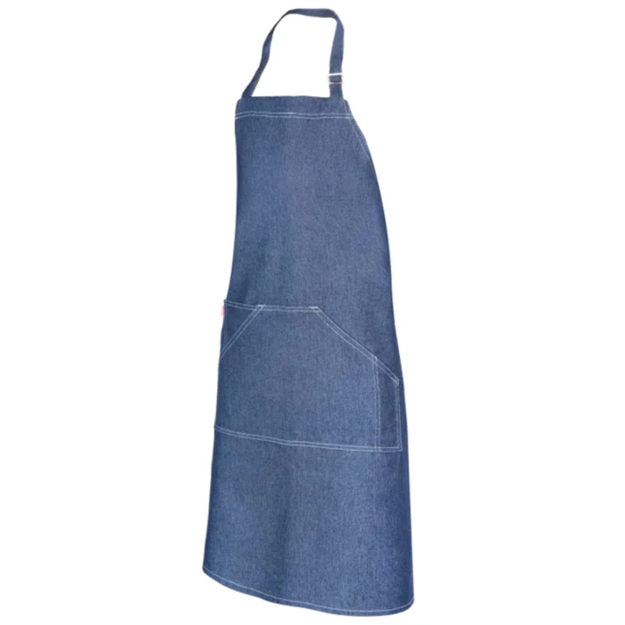 AVENTAL DENIM | 46%CO/38%EME/16%PES STRETCH | 260 GR. | T. U