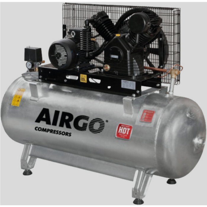 COMPRESSOR AIRGO 500L HDT INDUSTRIAL 1100L/M 15 BARES 7.5KW