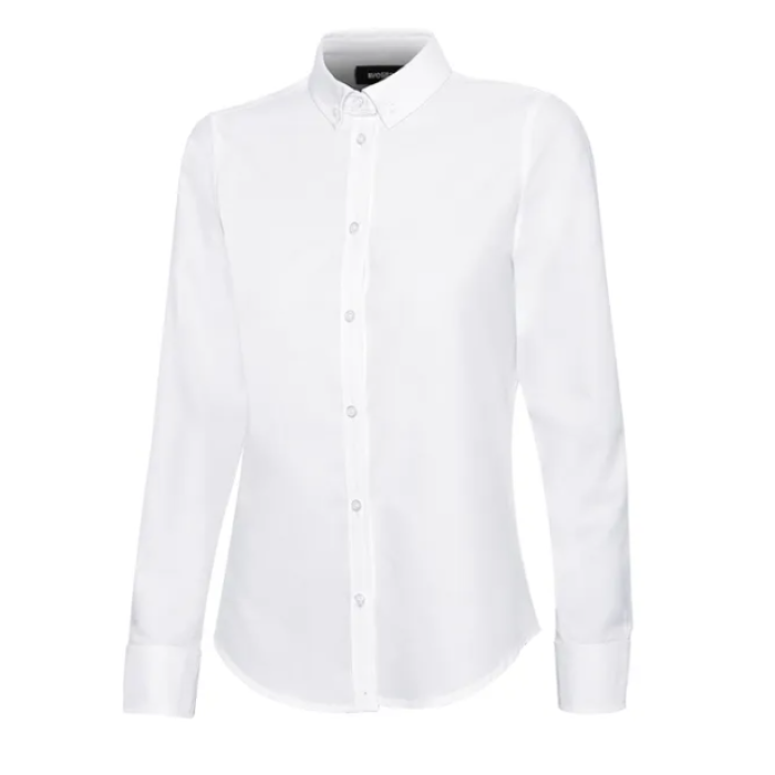 CAMISA SENHORA MANGA COMPRIDA OXFORD 180G