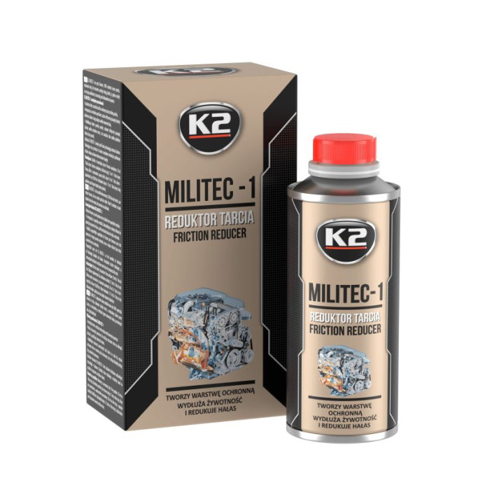 MILITEC-1 - ADITIVO P/ ÓLEO DO MOTOR 100% SINTÉTICO - 250ML