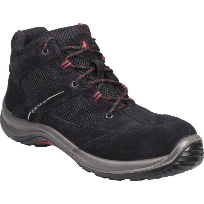 BOTA VIRAGE S1P DELPTA PLUS PRETO/VERMELHO