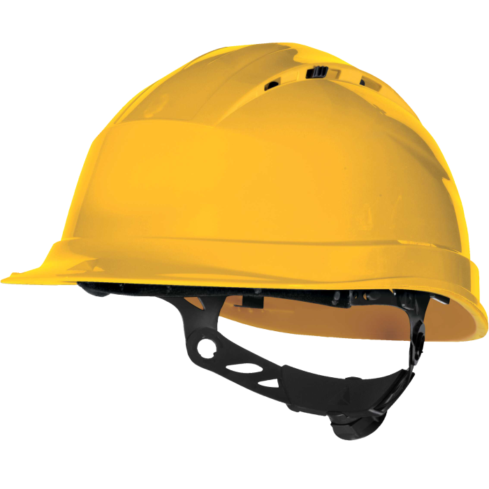 CAPACETE AMARELO QUARTZ UP IV VENTILADO - APERTO ROTOR DELTA