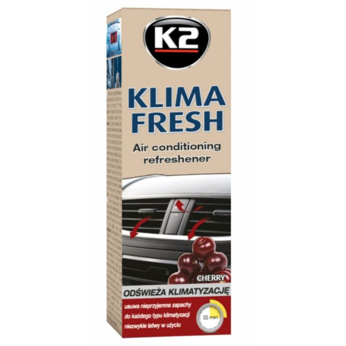 K2-CAR KLIMA FRESH CHERRY - A/C REFRESHENER - 150ML