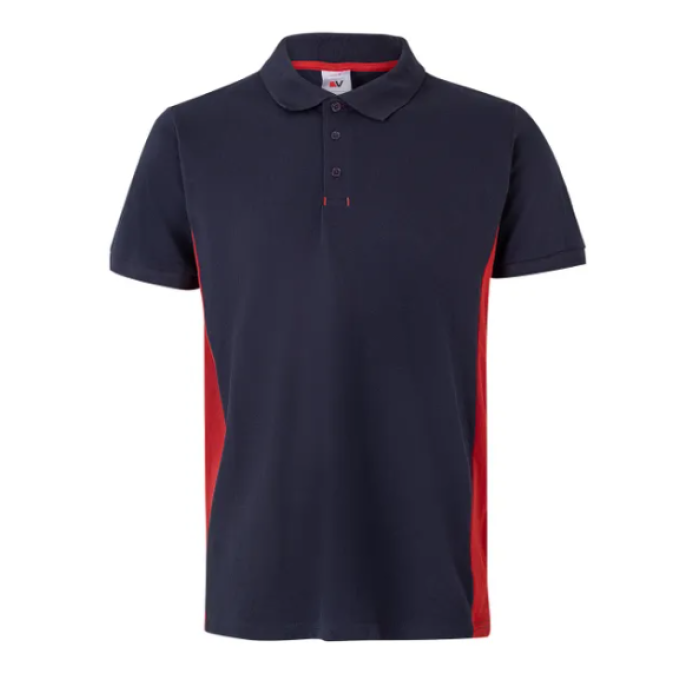 POLO UNIS BICOLOR M/C 60%A+40%P 180GR