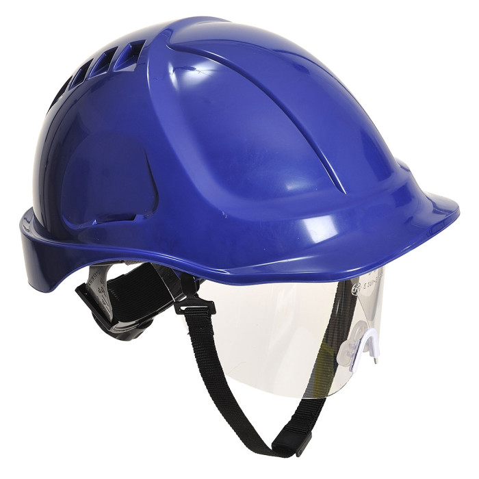 CAPACETE ENDURANCE PLUS C/VISOR RETRATIL TRANSP.