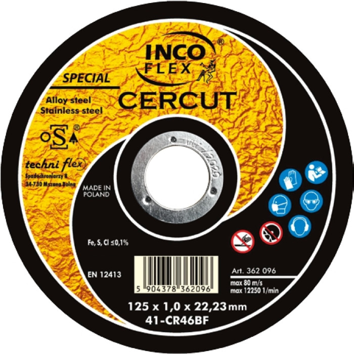 DISCO INCOFLEX SPECIAL CERCUT 115X1.0X22.23MM
